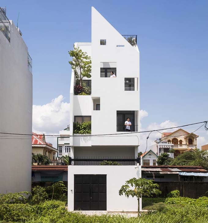 mẫu nhà 3 tầng thiết kế độc đáo