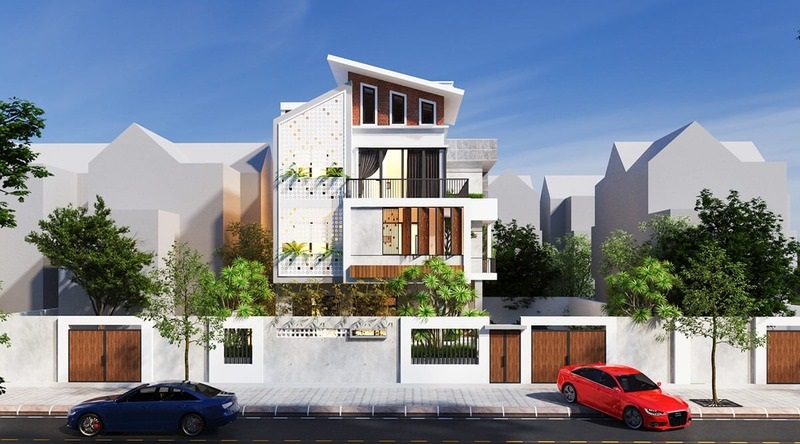 mẫu thiết kế nhà 3 tầng hiện đại