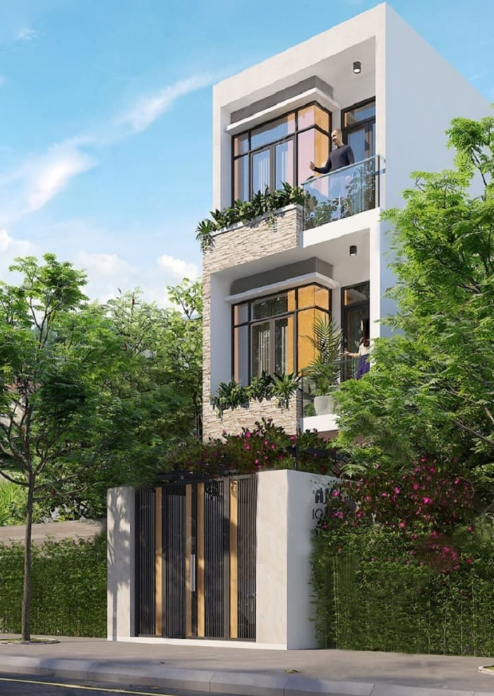 mẫu thiết kế nhà 3 tầng hiện đại