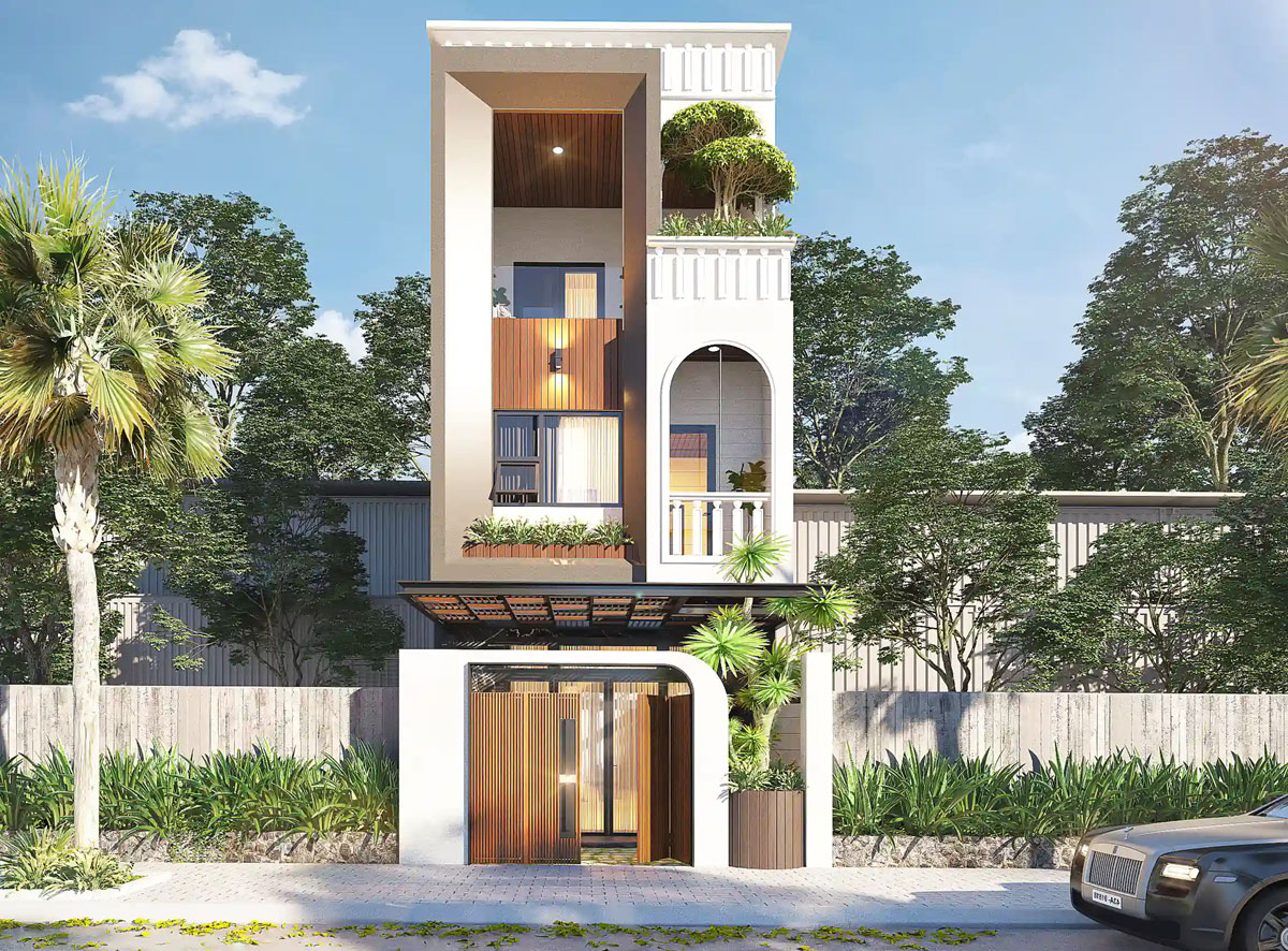 Thiết kế nhà 3 tầng