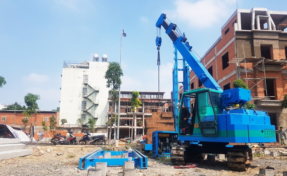 Khoảng cách ép cọc bê tông đúng tiêu chuẩn