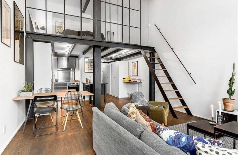 Mẫu thiết kế nhà 1 trệt 1 lửng 5x15