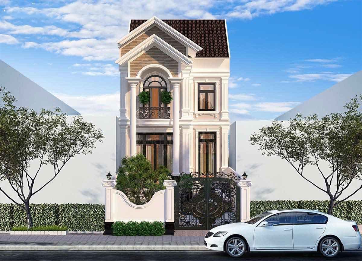 Mẫu thiết kế nhà 40m2 3 phòng ngủ