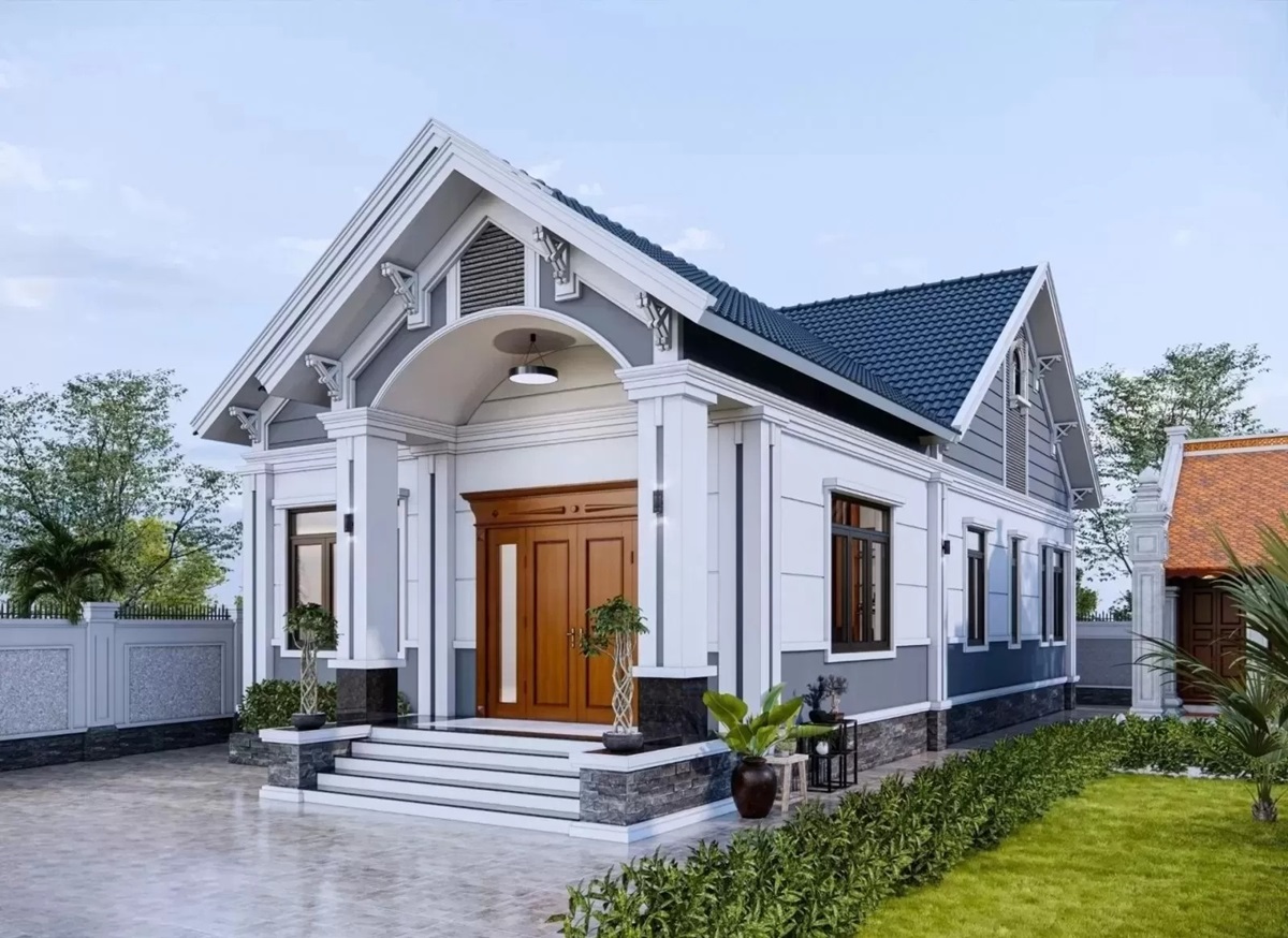 Mẫu thiết kế nhà mái thái