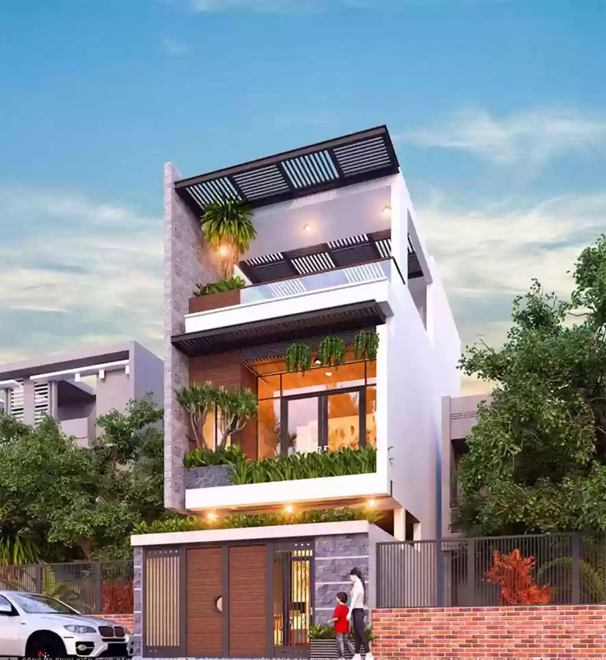 Thiết kế nhà 3 tầng