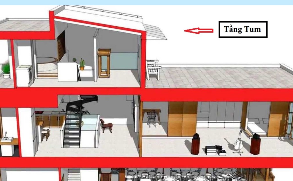 Tầng tum sân thượng