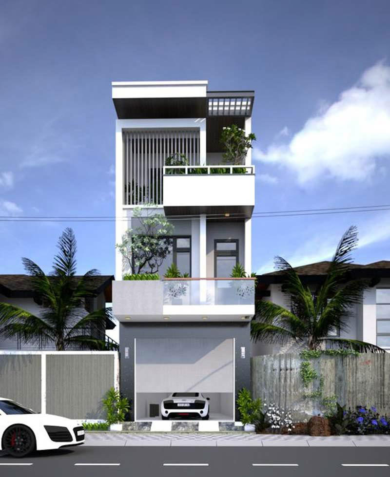 Thiết kế nhà 3 tầng