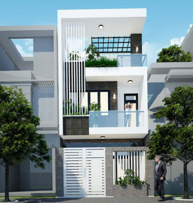 Thiết kế nhà 3 tầng