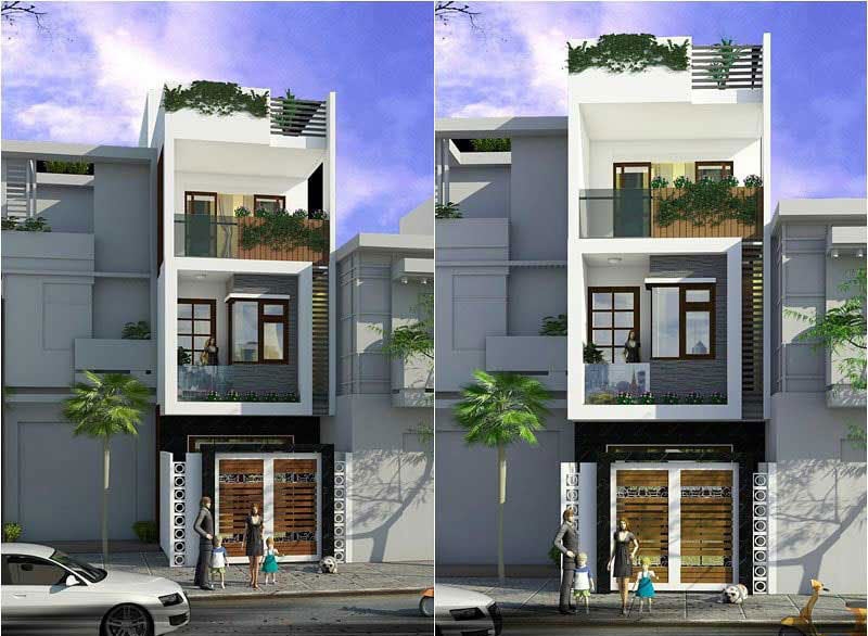 Thiết kế nhà 3 tầng