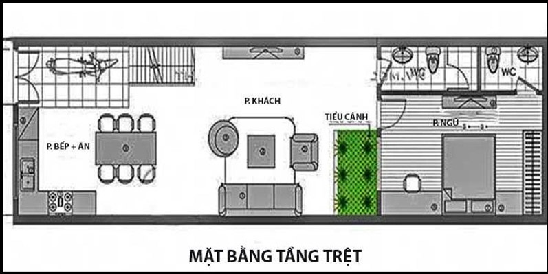 thiết kế nhà gác lửng