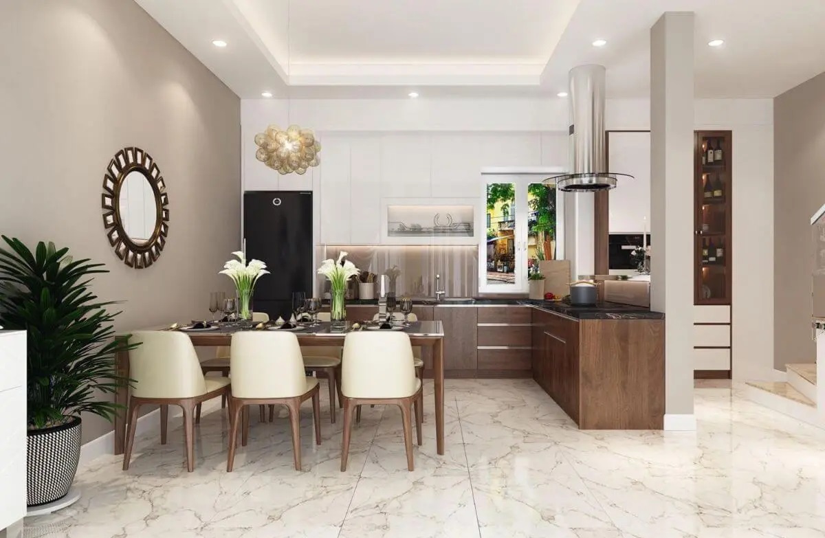 Thiết kế nội thất phòng bếp