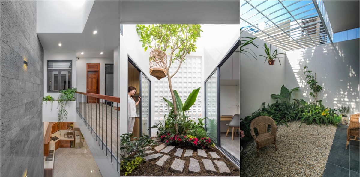 mẫu thiết kế giếng trời