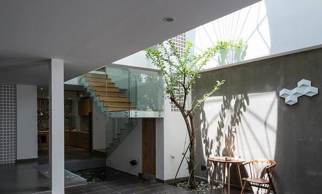 mẫu thiết kế giếng trời