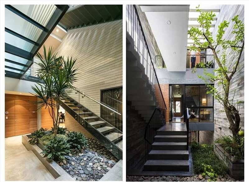 mẫu thiết kế giếng trời