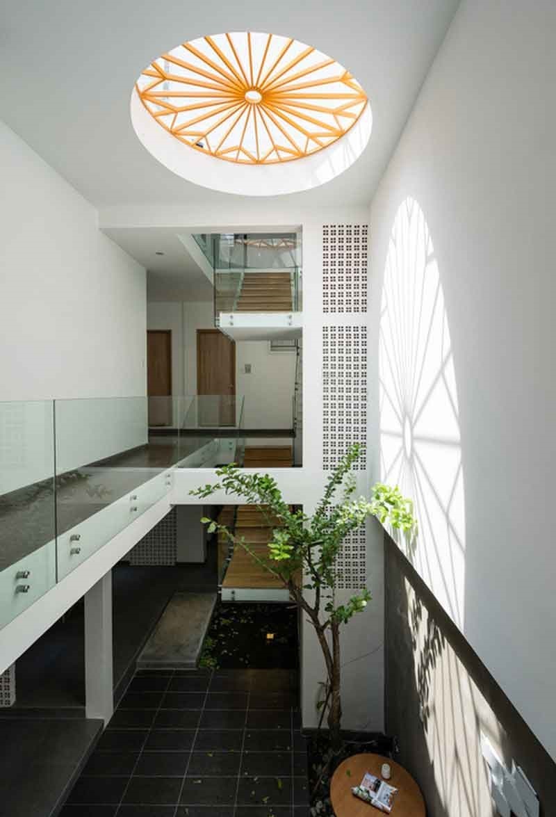 mẫu thiết kế giếng trời