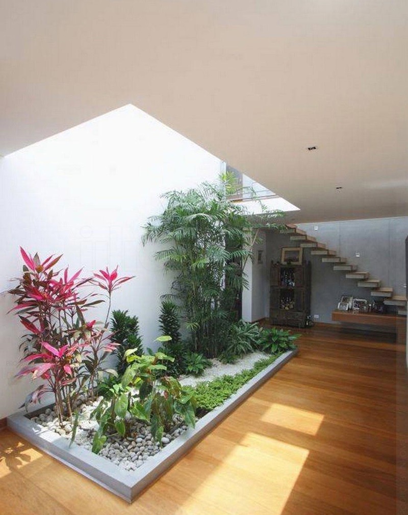 Mẫu thiết kế giếng trời cầu thang nhà ống