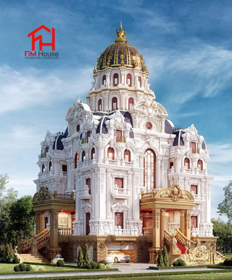 biệt thự lâu đài phong cách cổ điển