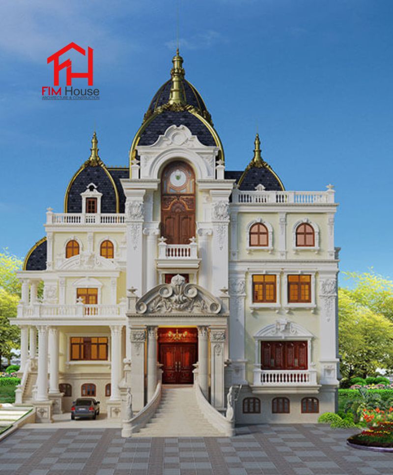 biệt thự lâu đài phong cách cổ điển
