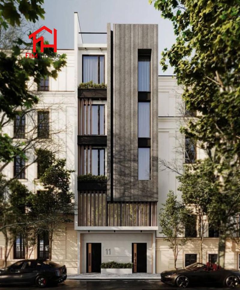 thiết nhà phố mặt tiền 4m