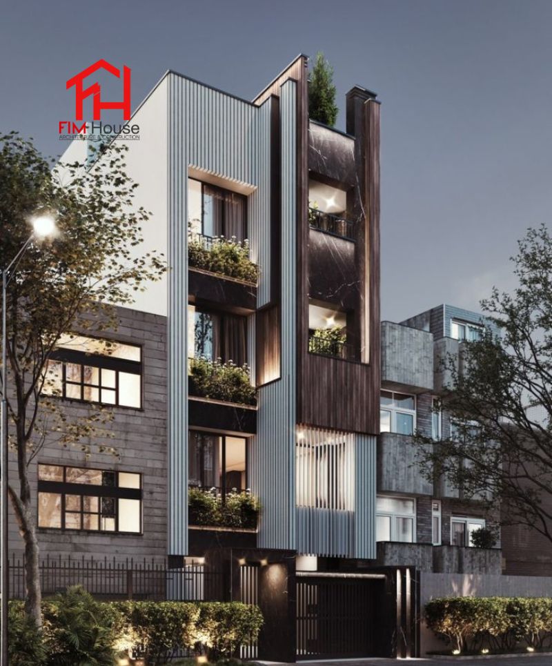 thiết nhà phố mặt tiền 4m