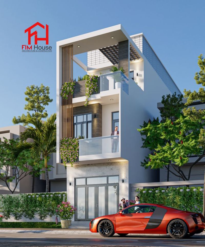 thiết nhà phố mặt tiền 4m