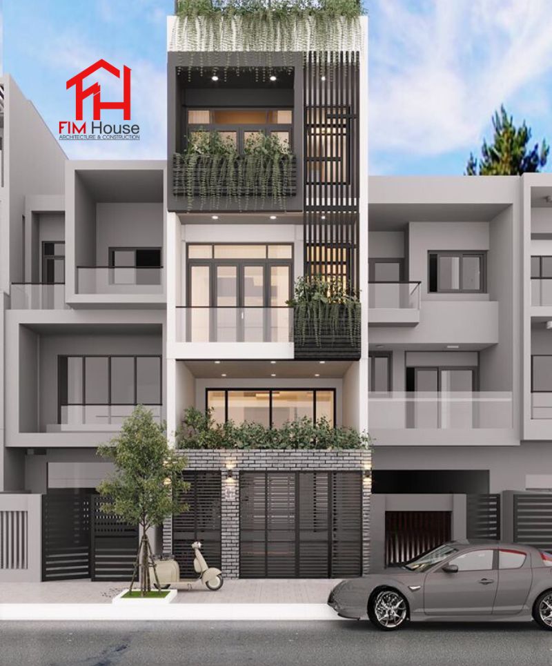 thiết nhà phố mặt tiền 4m