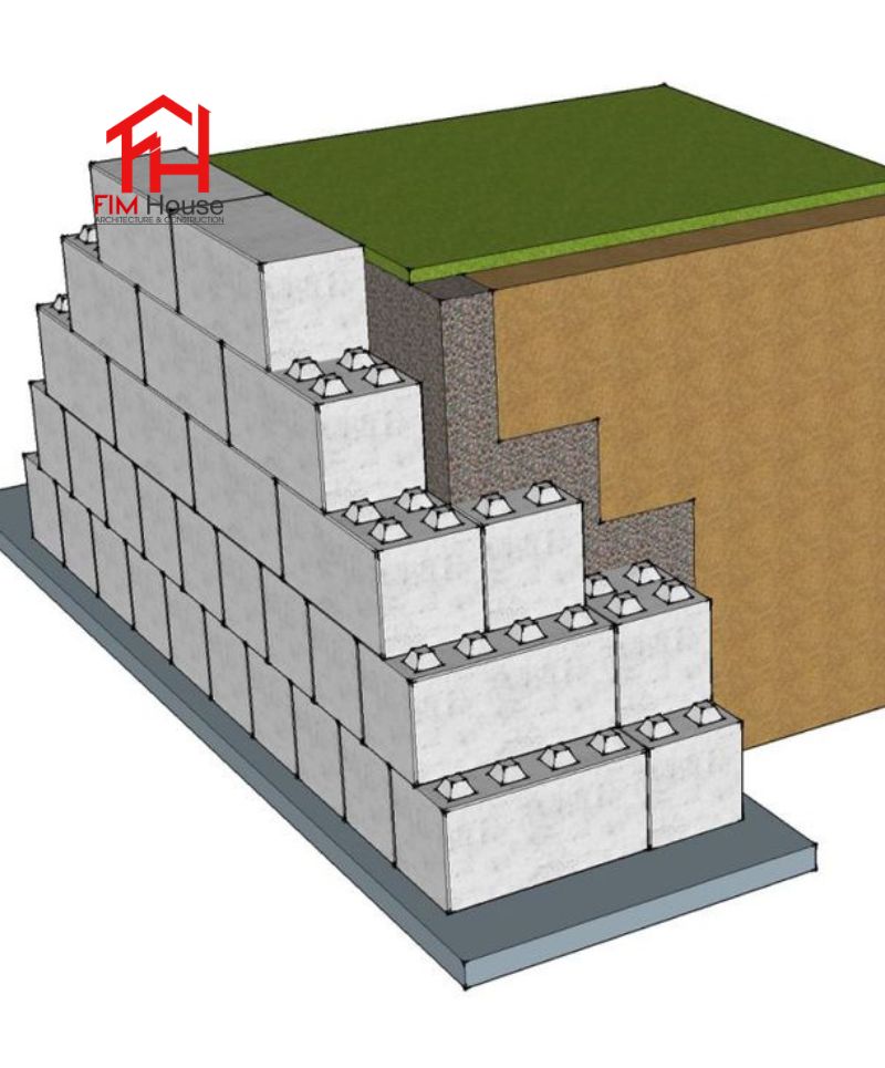 vật liệu xây dựng nhà phố mặt tiền 4m
