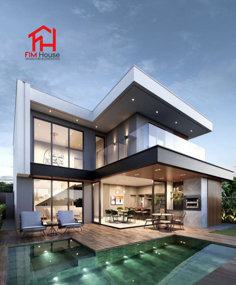 thiết kế hồ bơi trong biệt thự 200m2