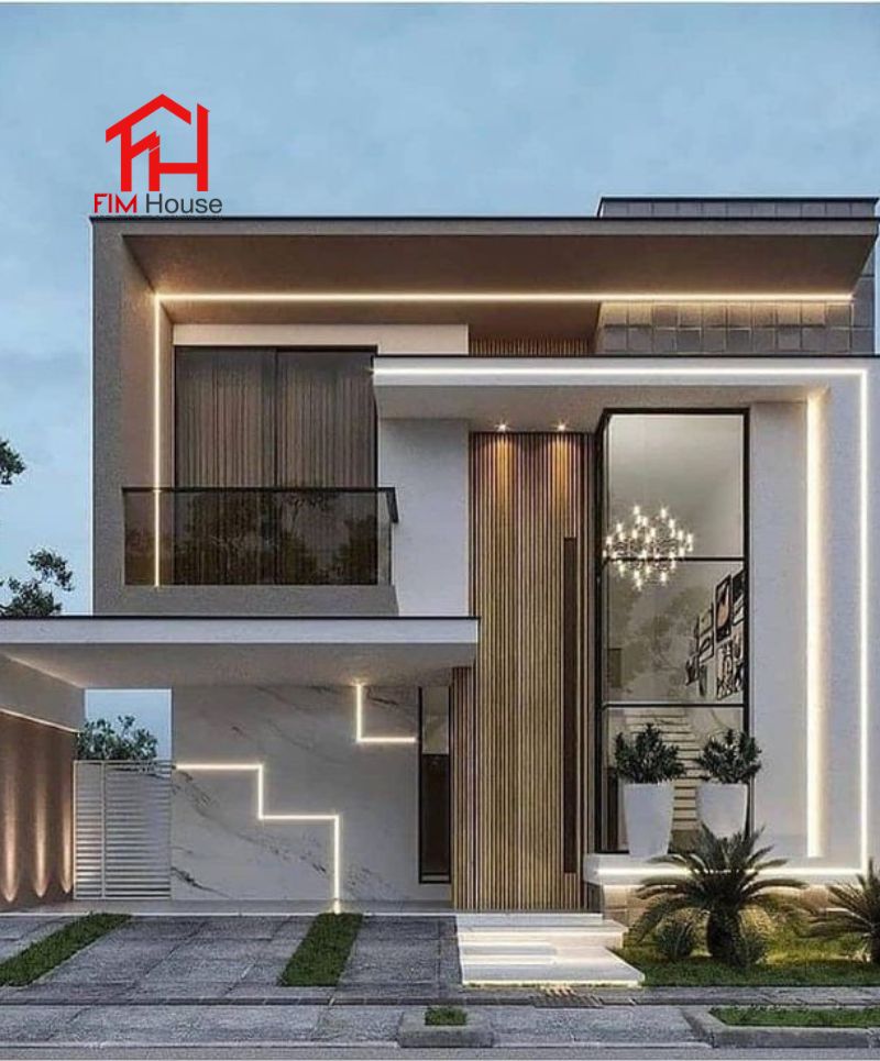 mẫu thiết kế biệt thự không gian mở