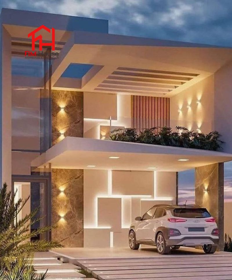 mẫu thiết kế biệt thự không gian mở