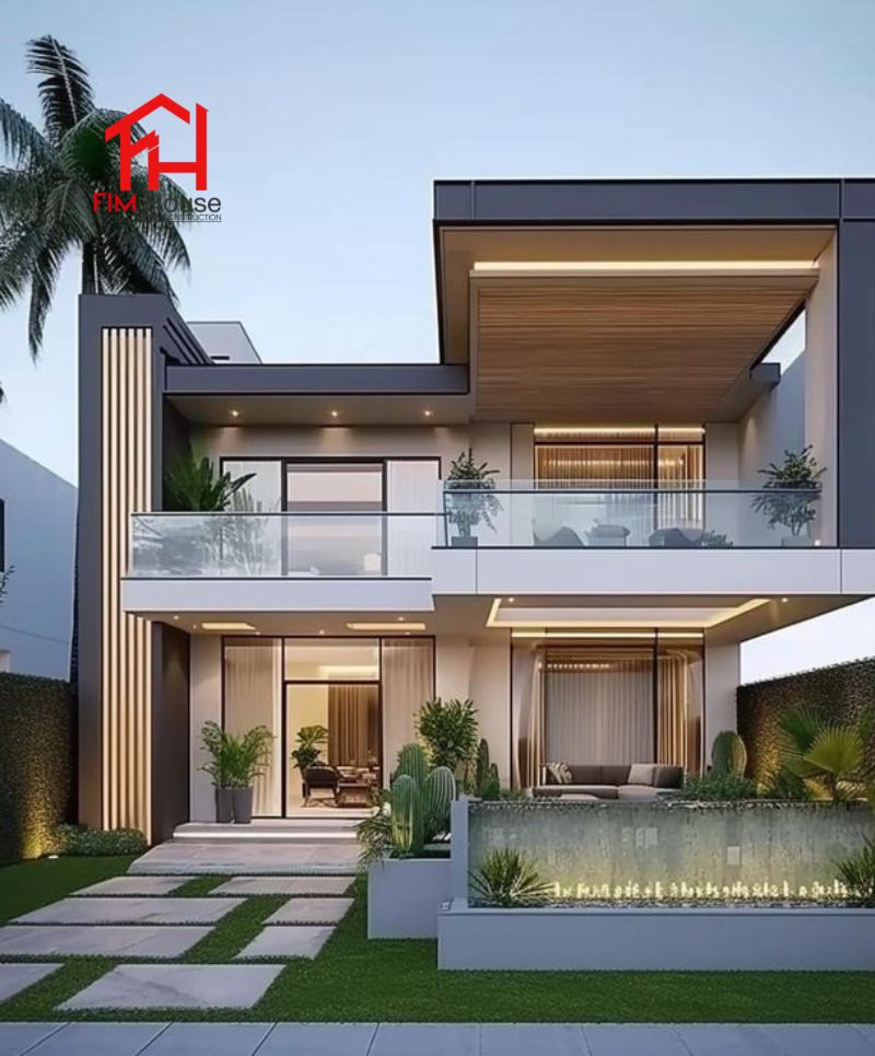 mẫu thiết kế biệt thự không gian mở