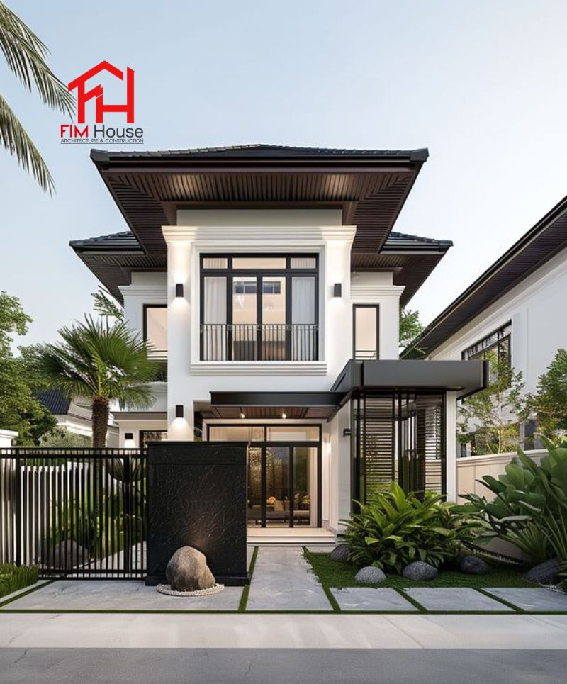 nhà phhoos 2 tầng Phong cách Nhật Bản