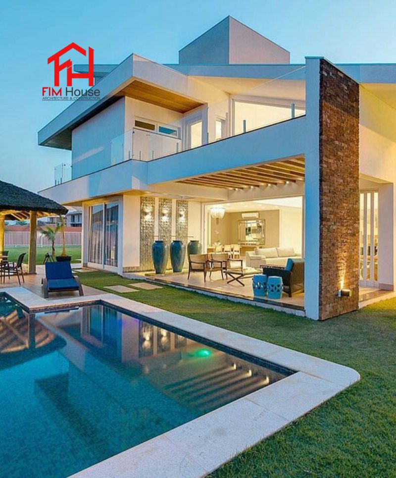 vị trí hướng hồ bơi