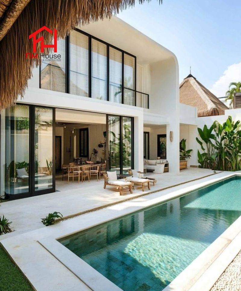 bố trí không gian hồ bơi