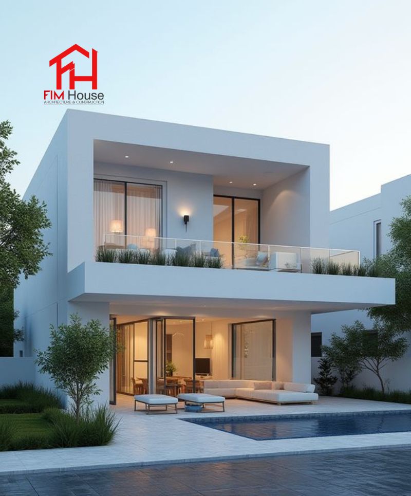 mẫu thiết kế sân vườn có hồ bơi