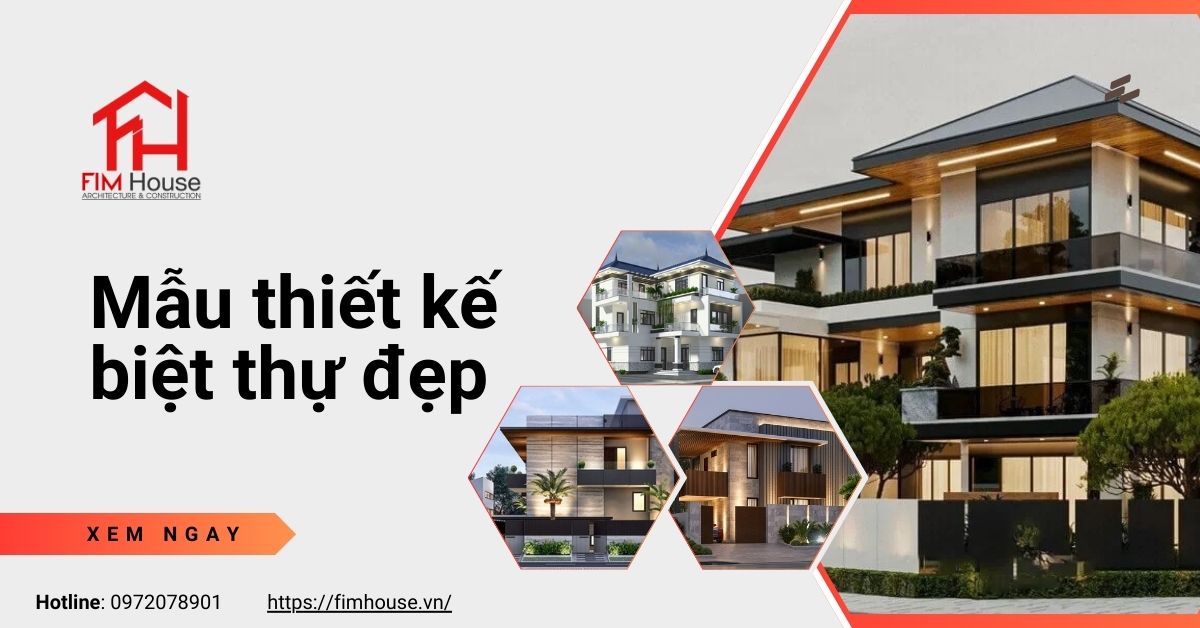 mẫu thiết kế biệt thư