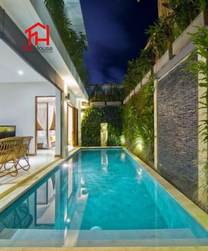 phong cách thiết kế hồ bơi