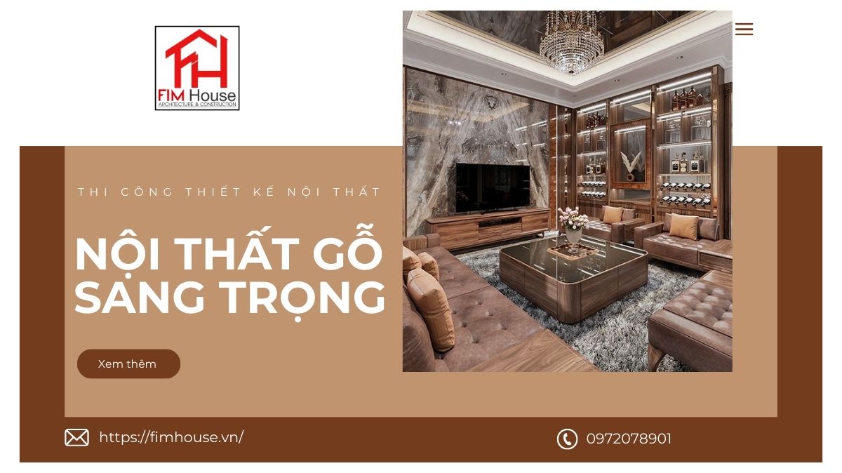 mẫu thiết kế nội thất gỗ