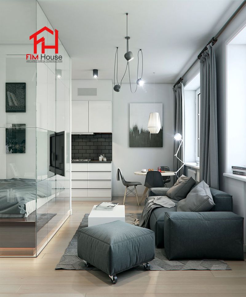 bố trí không gian