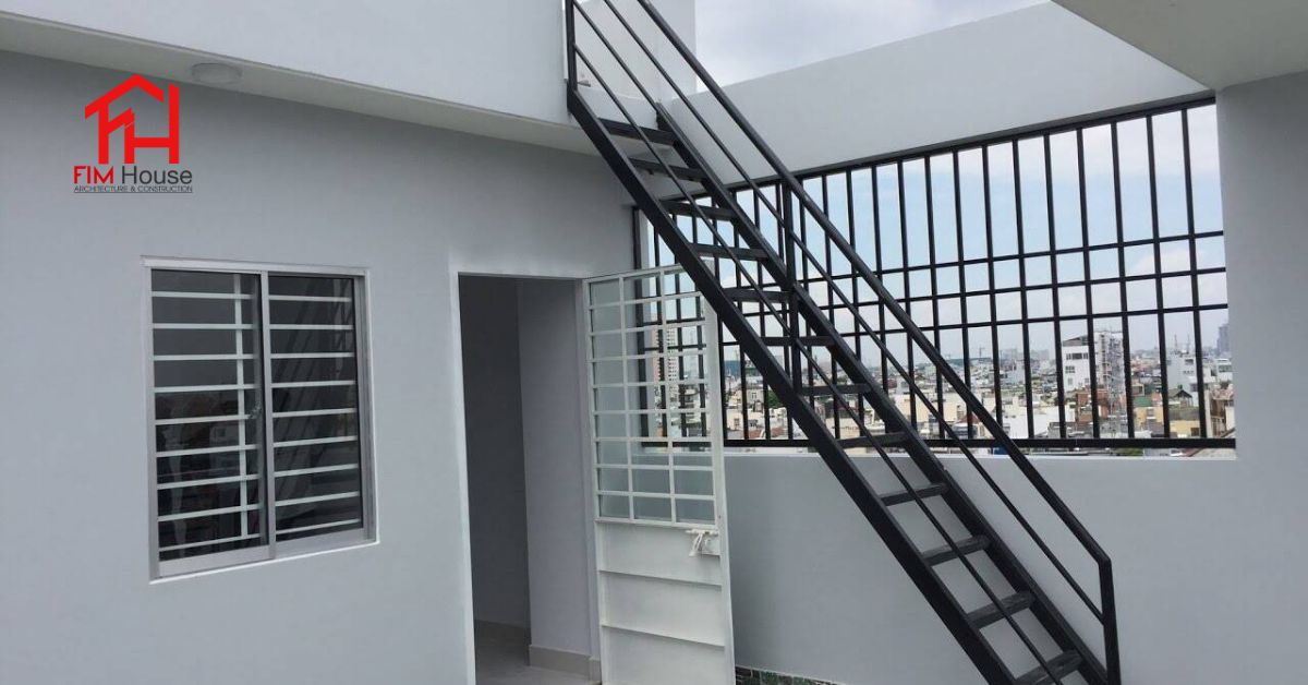 cầu thang lối thoát hiểm