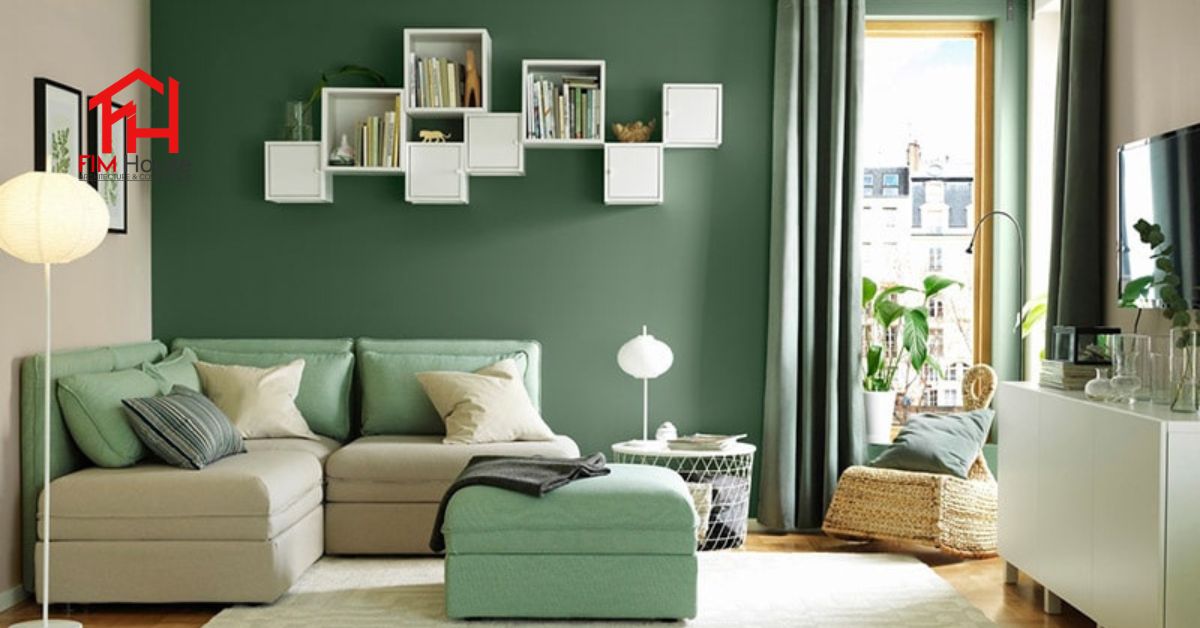 màu sắc phòng khách người mệnh hỏa