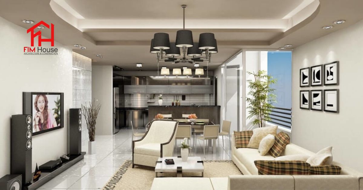 Mẫu trần nhà cho phòng khách