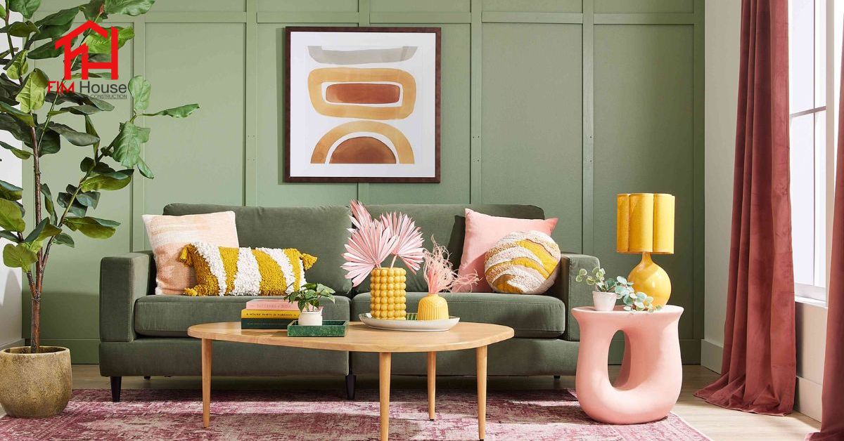 nguyên tắc phối màu nội thất