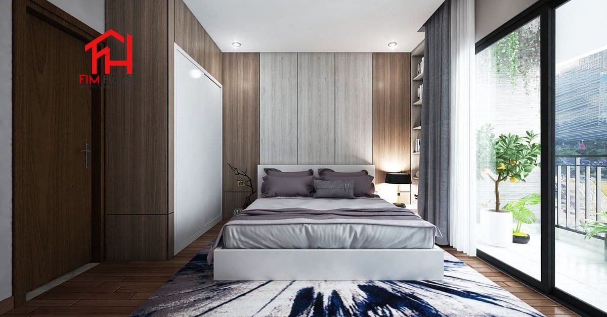 trang trí phòng tối giản