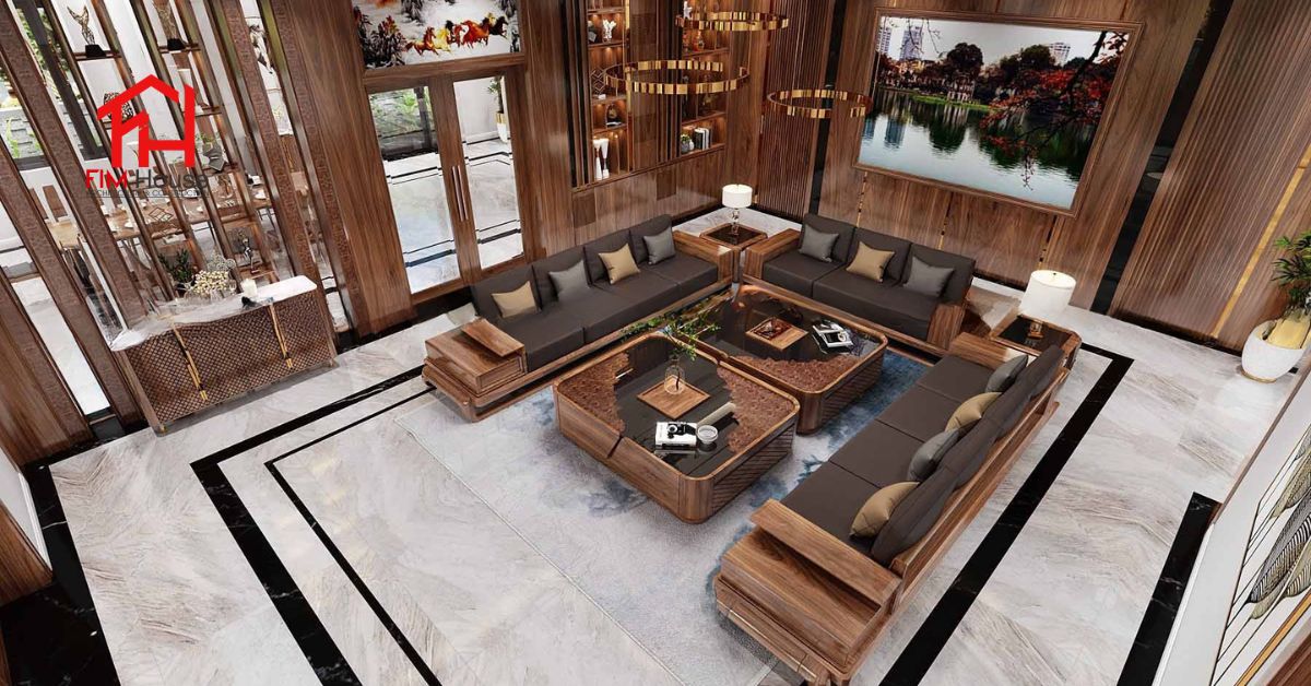 nội thất gỗ óc chó giá thành cao