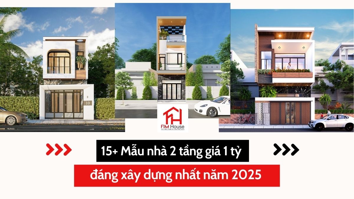 mẫu nhà 2 tầng 1 tỷ