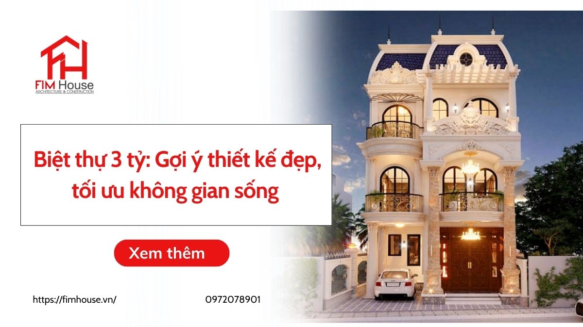 biệt thự 3 tỷ