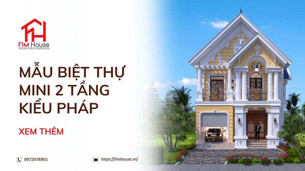 biệt thự mini 2 tầng