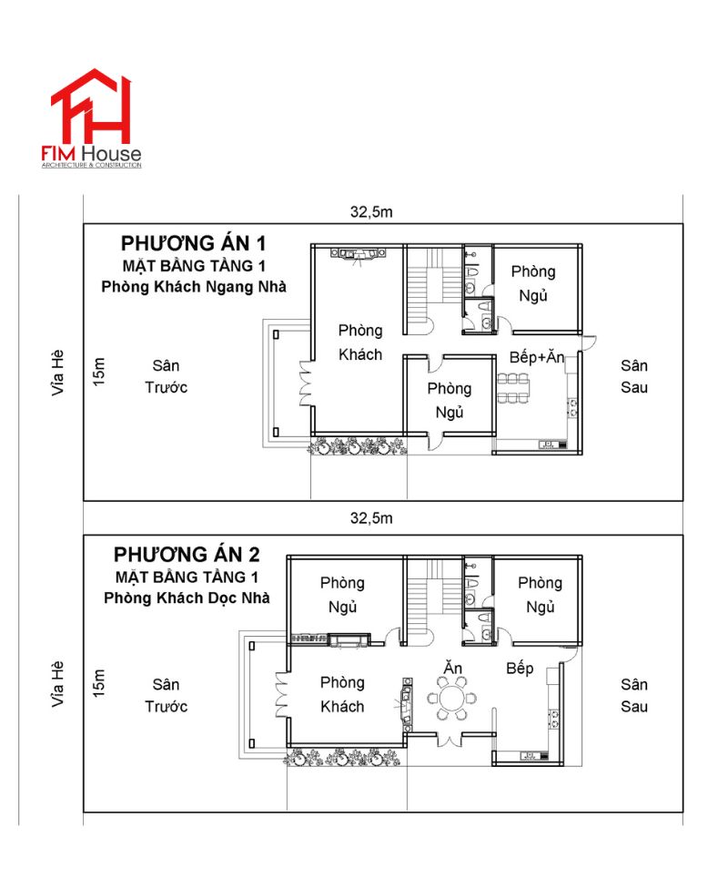 Bố trí các phòng chức năng hợp lý theo phong thủy