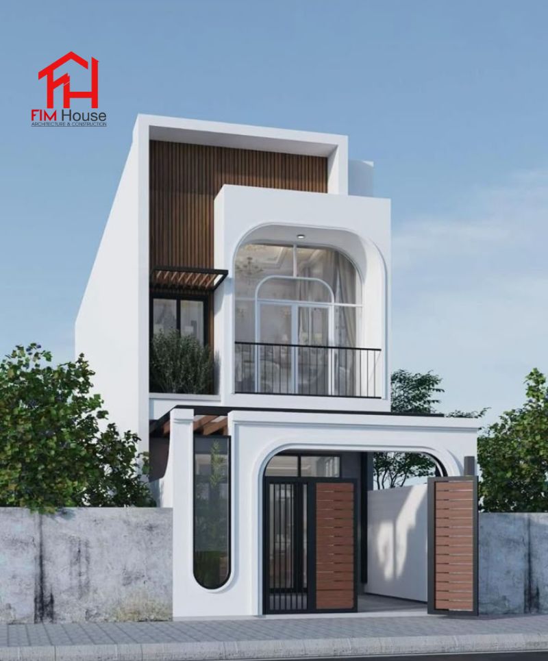 Mẫu nhà 2 tầng chữ L